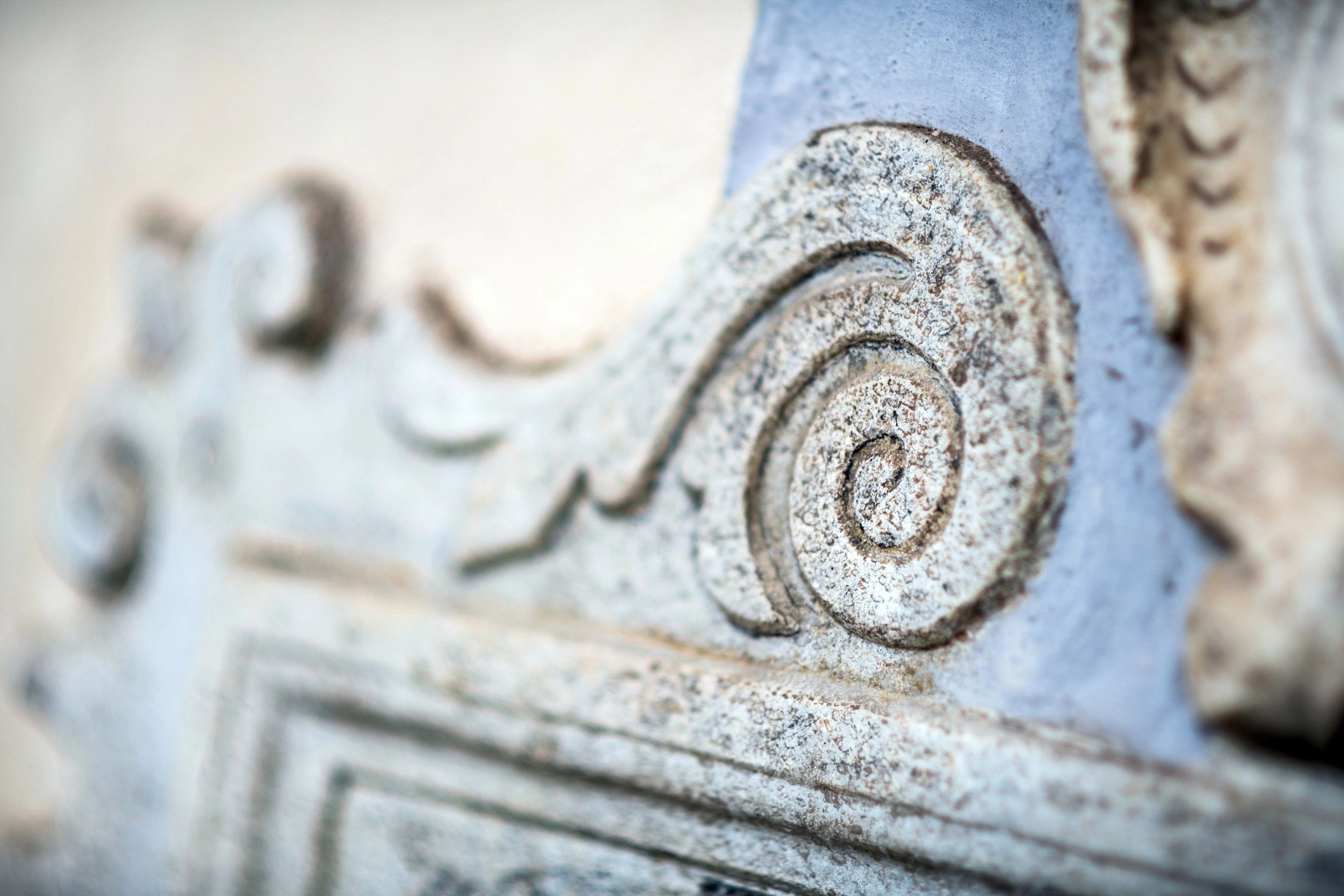 marble stone carving detail